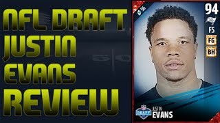 94 NFL Draft Justin Evans Review | Madden 17 Ultimate Team Player Review