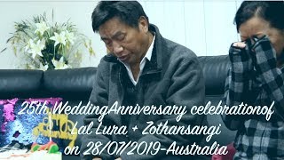 Beautiful Wedding Anniversary Moments - Ps Lal Lura + Zothansangi