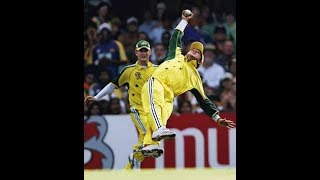 ricky pointing superb run out in the fielding against england