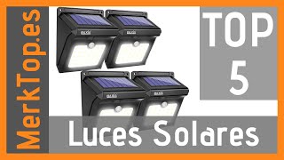 🏆 LUCES SOLARES MEJORES 5 ✅ - Baratas Calidad Precio Amazon 🛒 Merktop 2021