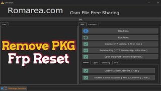 ROM Area Tool v1.0 Crack 2023 | samsung frp tool |Remove PKG