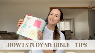 How I Study My Bible | Bible Journaling, Tips, Color Coding + more!