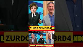 IMITADOR DE MILEI LLAMA ZURD0 DE MI3RD4 A PERIODISTA ZURD0. #milei #argentina #noticias #humor