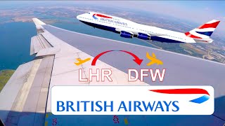 ✈︎ QUEEN of the SKIES ✈︎ British Airways B747-400 Landing DALLAS (DFW)