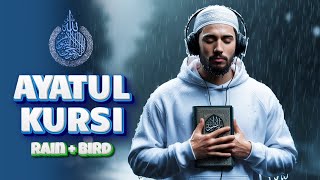 Ayatul Kursi  with Gentle Rain Sounds | For Ultimate Peace & Protection