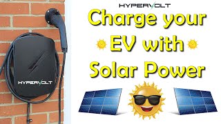 Solar Charging your EV with a Hypervolt EV Charger