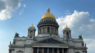 Исаакиевский Собор и Петропавловская крепость, Санкт-Петербург,май 2023 года