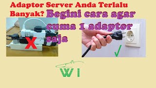 Cara Menyatukan Adaptor Modem dan Banyak Router Sehingga Instalasi Kabel Internet Rapi