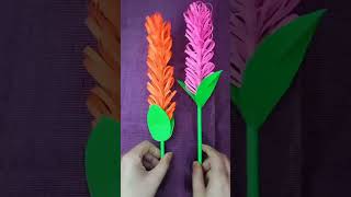 How to make easy paper flower || paper craft ideas || simple craft