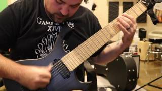 Guitar Thumping & Plucking on 8 String Guitar (djent)