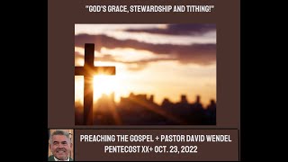 "God's Grace, Stewardship and Tithing!"