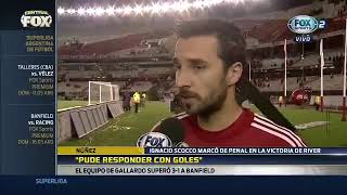 Declaraciones de Scocco post River 3 1 Banfield