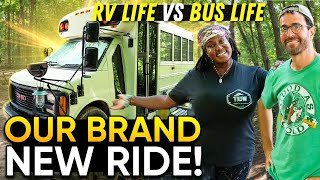 We Swapped Van Life for OLD CONVERTED SCHOOL BUS (RV Tour) - RV Life