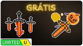 COMO PEGAR 2 ESPADAS DE HALLOWEN NO ROBLOX - UGC GRÁTIS