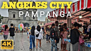 [4K] PAMPANGA PHILIPPINES WALKING TOUR..ANGELES CITY..