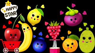 Fruits Dancing Toddler Videos - Funky Fruits with Colors -  Dancing Cartoon