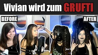 🖤VIVIAN wird zum GOTH geschminkt🖤 (hoch-professionelles Umstyling #1)| ifas_core