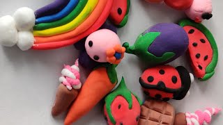 let's make cute toys/charms using light weight magic clay