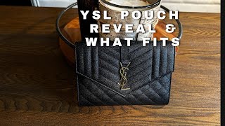 Saint Laurent Pouch | Reveal | What Fits