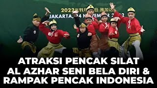 Atraksi Pencak Silat ASBD dan Rampak Pencak Indonesia