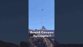 Grand Canyon helicopter departs Phantom Ranch with a dusty load!