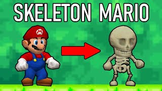 Skeleton Mario in NSMB DS | Halloween Special | 4K 60FPS