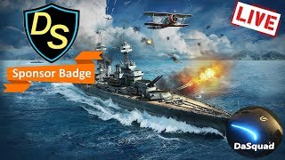 🔴LIVE ■ New Sponsor Badge! ■ World of Warships