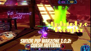 SWTOR PvP Warzone 7.0: Quesh Huttball. Sith Juggernaut, Loadout 1. Updated 7.0 Rotation