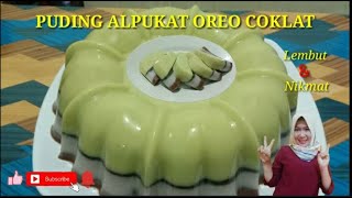 CARA MEMBUAT PUDING ALPUKAT OREO COKLAT