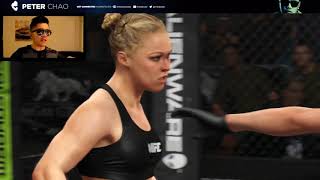 UFC 190  Ronda Rousey vs  Bethe Correia FULL FIGHT HIGHLIGHTS EA Sports UFC 1