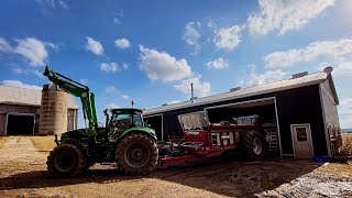 Work On The Manure Spreader With Me | Getting Ready For Spring And Moving Calves.