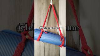 ALÇA PARA TAPETE YOGA E PILATES #lesliegraciolli #estilodevida #macrame #pilates