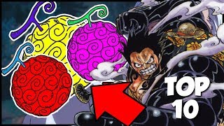 CHAPTER +909 - TOP 10 STRONGEST DEVIL FRUITS in ONE PIECE - 2018