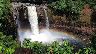 Rainbow Falls Slow Motion - Big Island, Hawaii