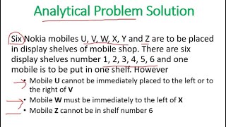 Analytical Ability | Easy way to solve analytical problems | HAT | GAT