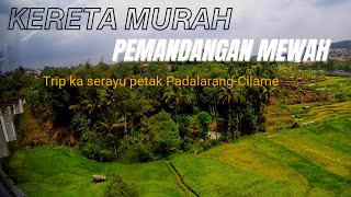 KERETA MURAH,VIEW MEWAH‼️ Mendaki gunung,melewati lembah,view dari KA serayu #keretaapiindonesia