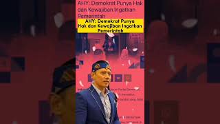 AHY: DEMOKRAT PUNYA HAK DAN KEWAJIBAN INGATKAN PEMERINTAH ❗