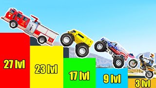 Big & Small Cars Climb to Highest Level - GTA 5 - which is best?