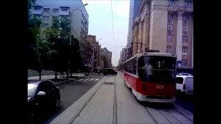 Донецк Трамвай Маршрут 1/Donetsk Tram Route 1