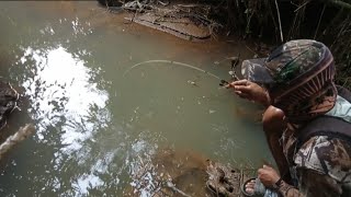 Mancing ikan wader!! spot sulit trabas terus alhasil.!!|