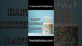 happy birthday cake video for batool || batool name birthday video || name on cake #shorts