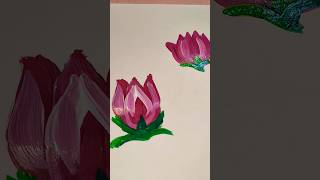 Flower 🌺#lotus #flowers #diy #shorts #youtubeshorts #viralvideo #yt #painting