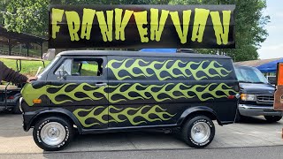 Back From The Dead! Chopped 1974 Ford Econoline  Van. "Frankenvan"