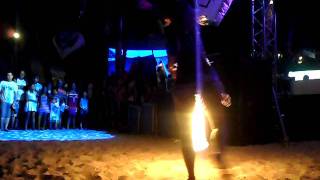 BIGFISH HOUSE SEXY BORACAY 2011 with  FIREQUEEN RACHEL LOBANGCO(using the FIRE SAMURAI)