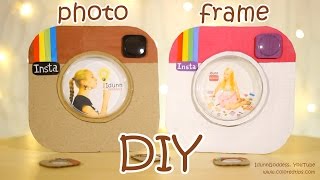 DIY Instagram Photo Frame Out Of a Pizza Box and Pringles Cap - DIY Room Decor Idea