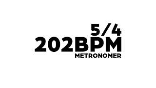 202 BPM Metronome 5/4