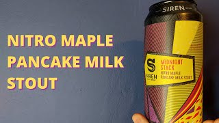 TRIPLE MAPLE STOUT - Midnight Stack, Nitro Maple Pancake Milk Stout