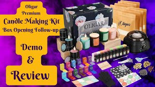 Demo & Review of Oligar Premium Soy Candle Making Kit - Follow up to box opening