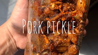 Easy Pork pickle recipe. NAGA STYLE.