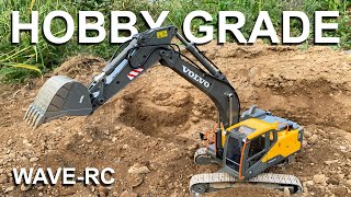 BEST hobby grade electric RC excavator | Double E Hobby Volvo EC160E E010-003